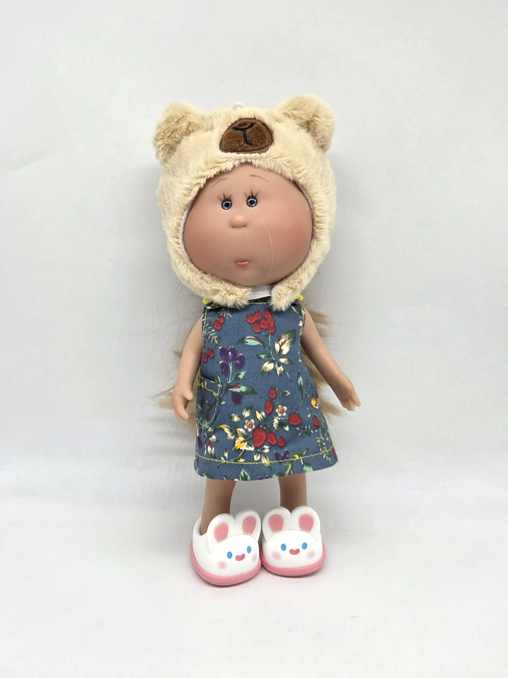 Шапочка плюшевая для кукол Капибара обхват 23см 278-02 для кукол | 1