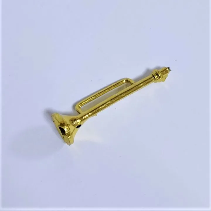 Труба 4,4см цв.золото Тр-02 для кукол