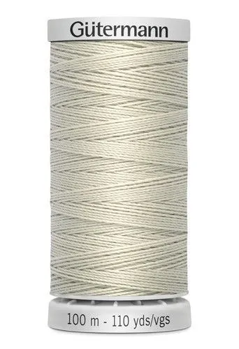 Нить Guetermann супер-крепкая (Extra Strong) 100%п/э цв.св.серо-бежевый (299) 100м 724033 для кукол | 1