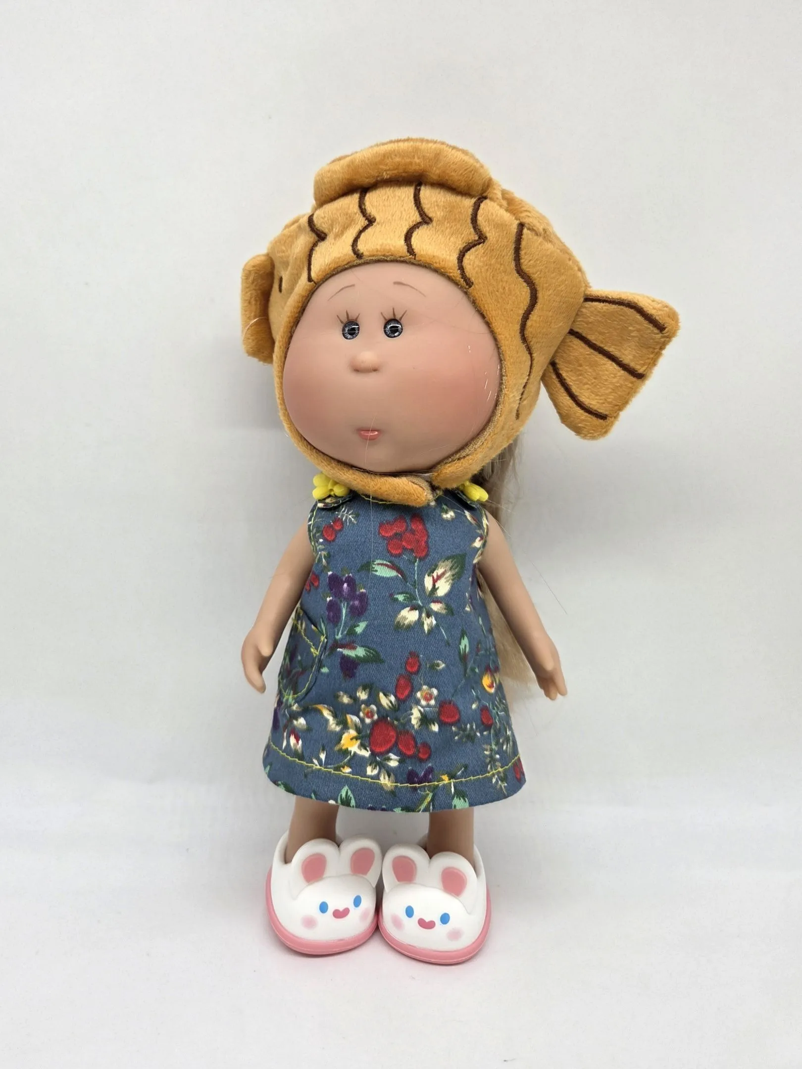 Шапочка плюшевая для кукол Рыбка обхват 23см 278-04 для кукол | 2