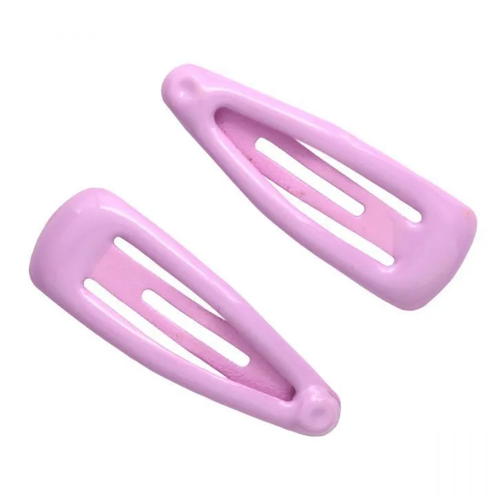 Заколка мини металл 9*25мм 2шт. цв.сиреневый 28807 для кукол