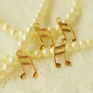 Подвеска Нота 1,4см 1шт. П-03 для кукол | 1