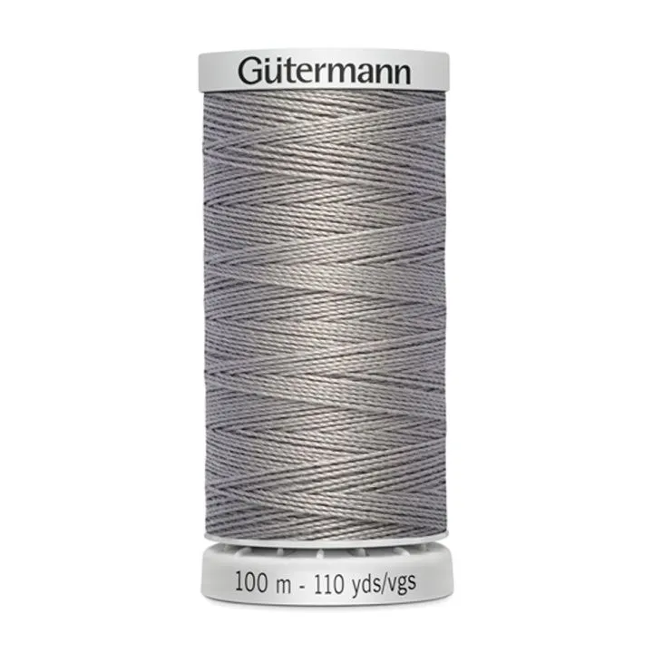 Нить Gutermann супер-крепкая (Extra Strong) M 782 100%п/э цв.пепельно-серый (040) 100м 724033 для кукол