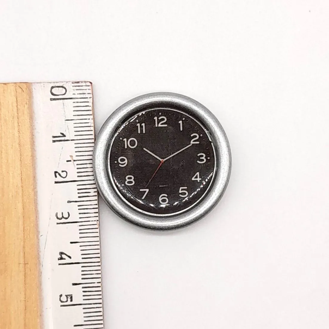 часы настенные тсв серебро д 3 5см ч 10 для кукол | 1