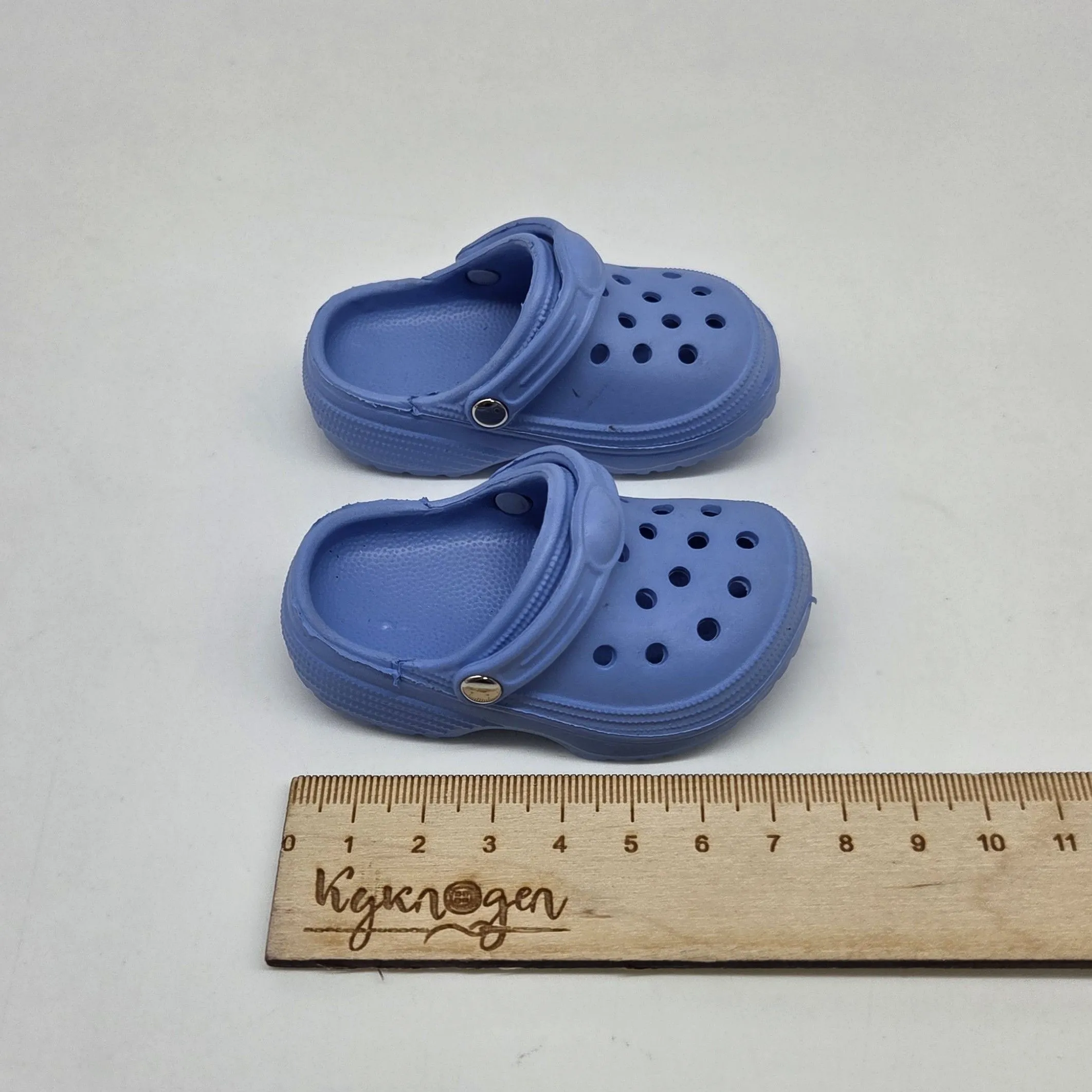 Кроксы 8,3см цв.фиалковый (04) К-187 для кукол | 2