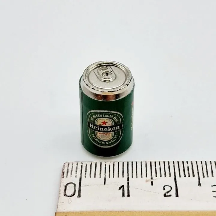 Пиво Хайнекен в банке 2см 1шт. 25998 для кукол