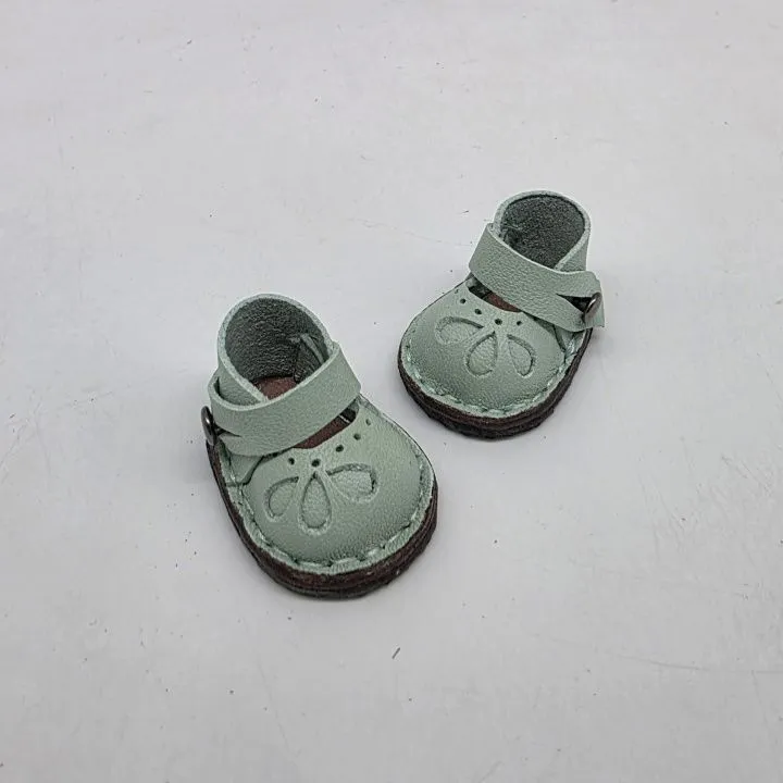 Туфельки Т-81 цв.ментоловый (14) 4см для кукол