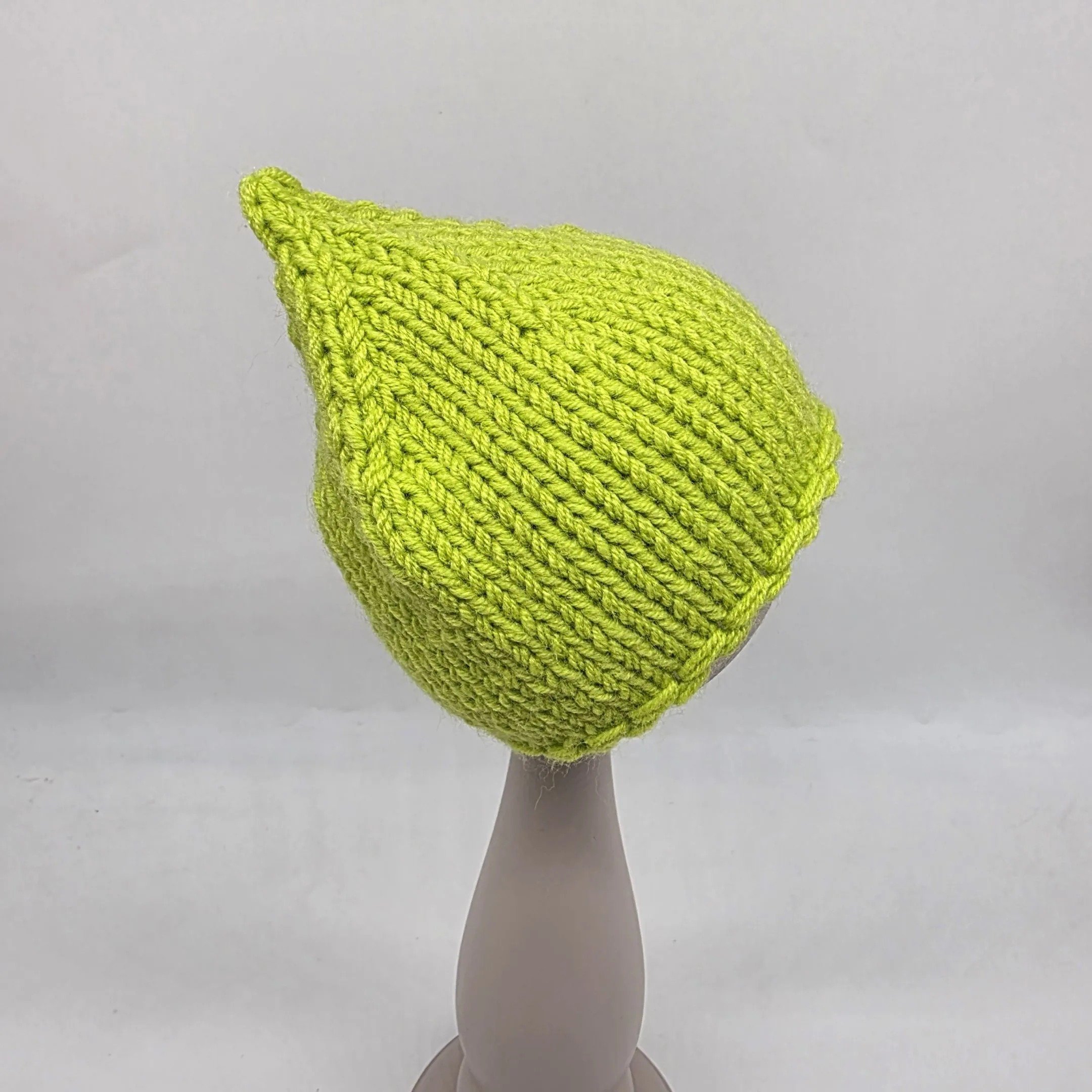 Шапочка-редиска ША-55 цв.лайм (02), обхват 27см для кукол | 2