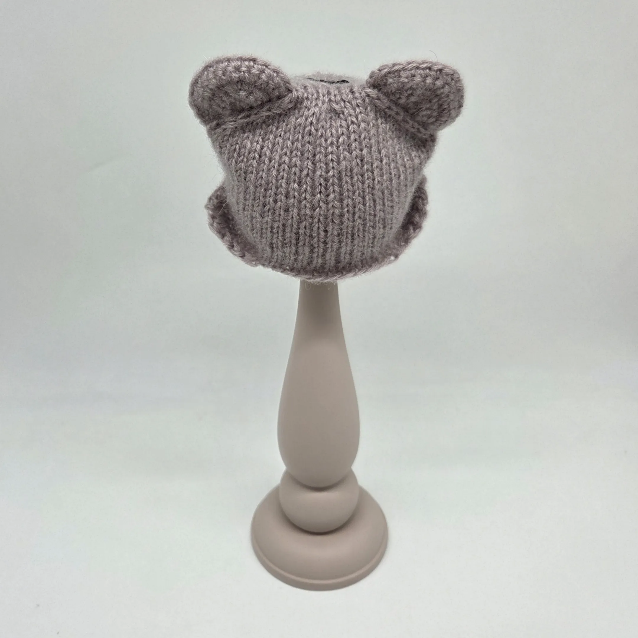 Шапочка-мишка ША-50 цв.лиловый (02), обхват 27см для кукол | 3