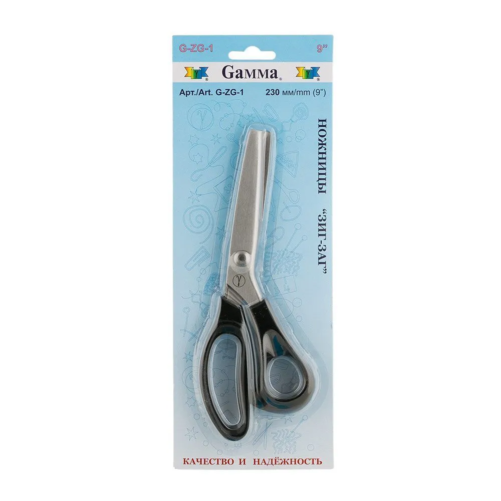 Ножницы GAMMA "зигзаг" 23см G-ZG -1 для кукол | 1