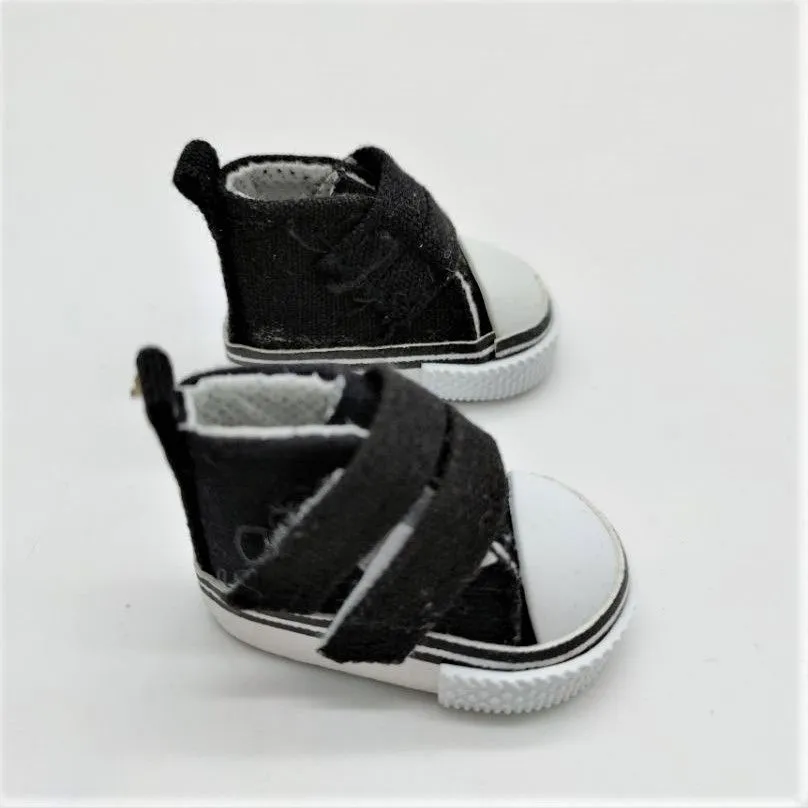 Кеды К-25 цв.чёрный 5см для кукол | 1