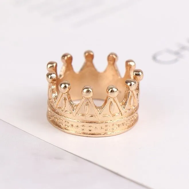 Корона большая 2,3*1,3см цв.золото К-3262 для кукол