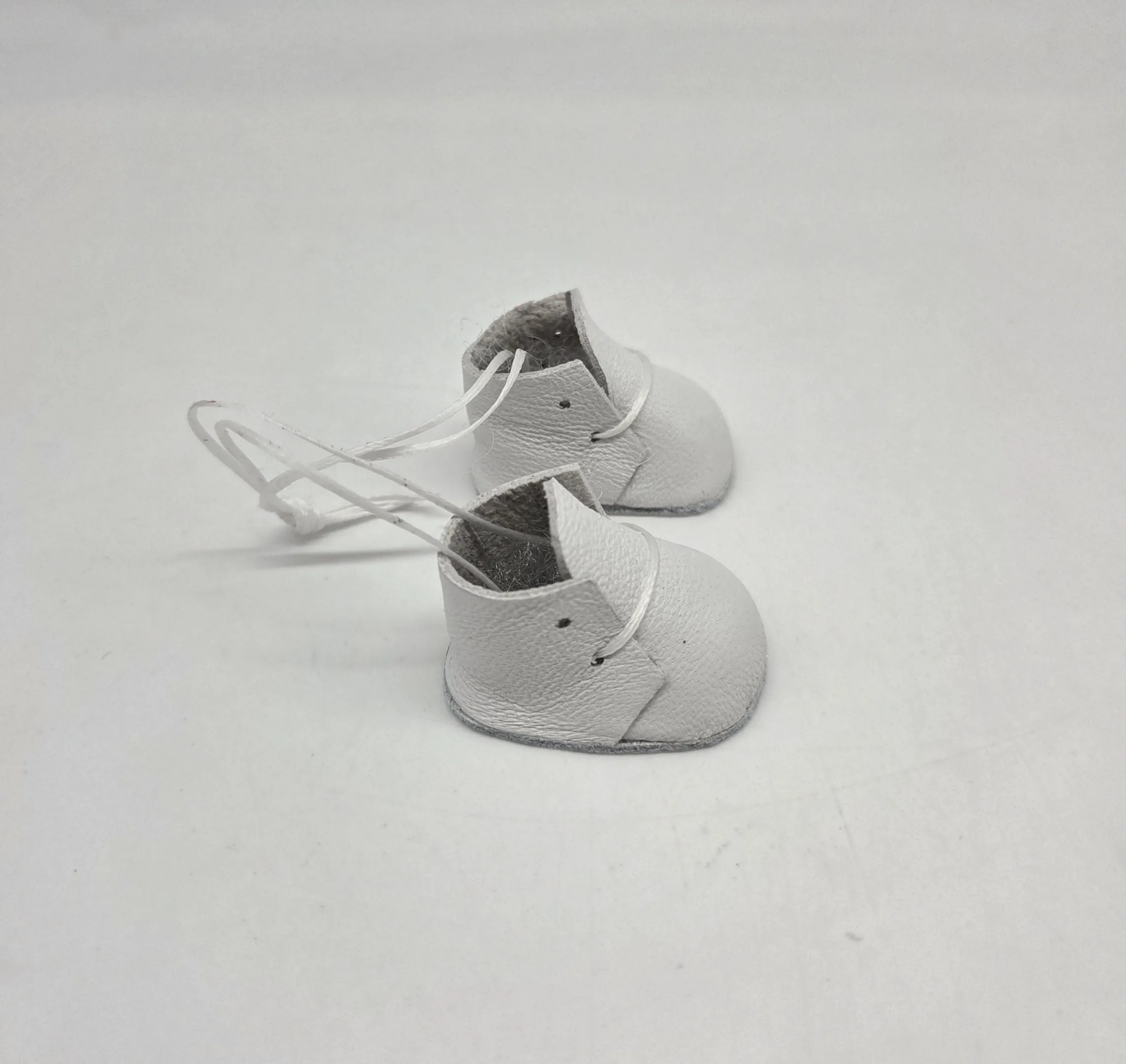 Ботиночки Б-12 натур.кожа  цв.белый (03) 3,2см для кукол | 1