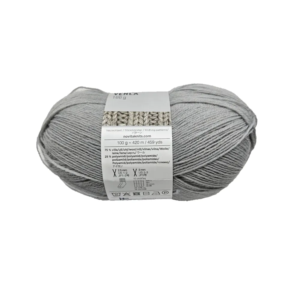 прязха новита венла 100гр тсв 406 серыы для кукол | 1