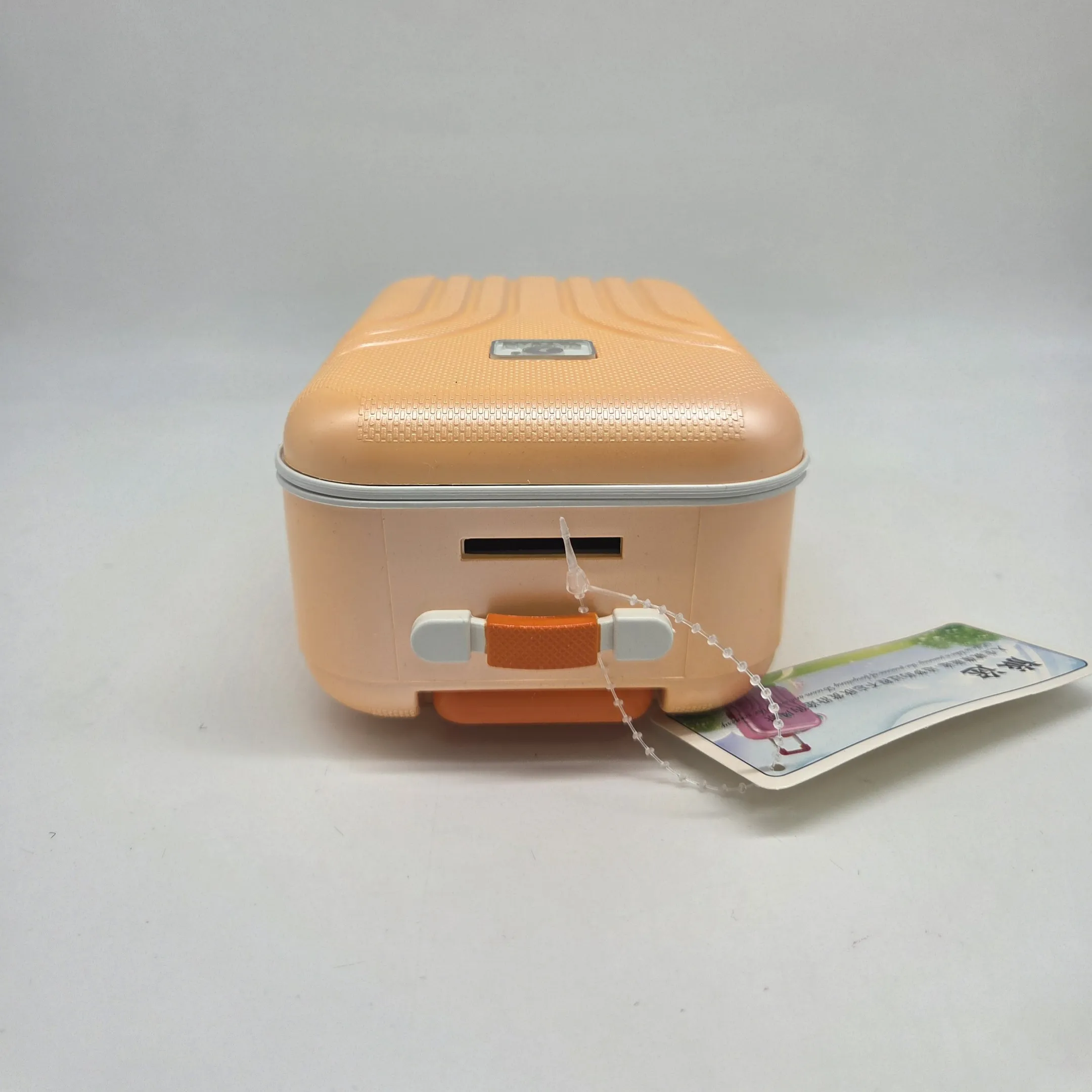 Чемодан-копилка пластик  17*11,5*8,2см цв.оранжевый Ч-051 для кукол | 2