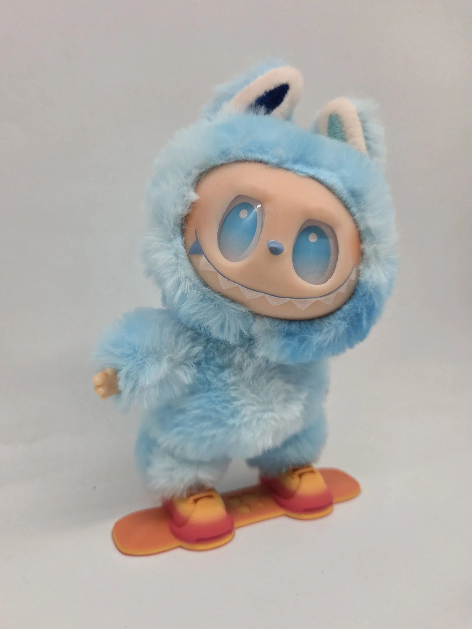 Сноуборд для кукол (Лабубу 17см) цв.мандариново-розовый (08) 11,5*4см 281 для кукол | 6