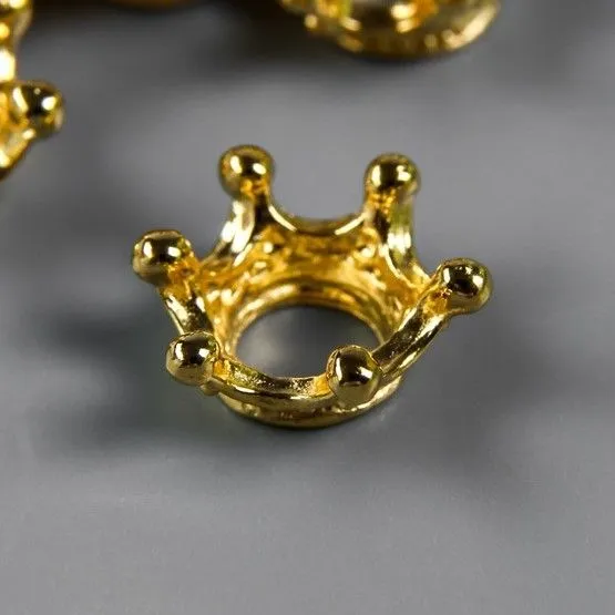 Корона 1,3см цв.жёлтое золото 20876 для кукол | 1