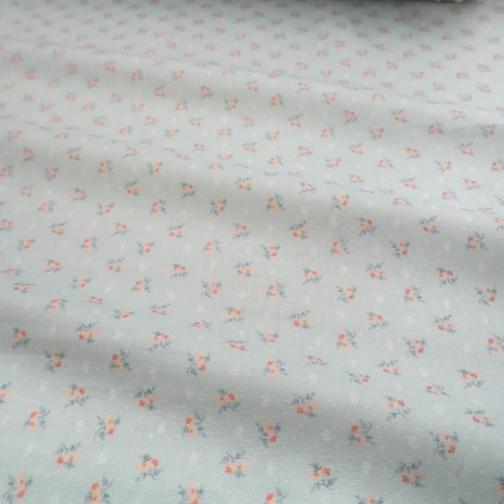 Муслин Премиум двухслойный гладкий цв.св.мятный 48*50см 28044 для кукол