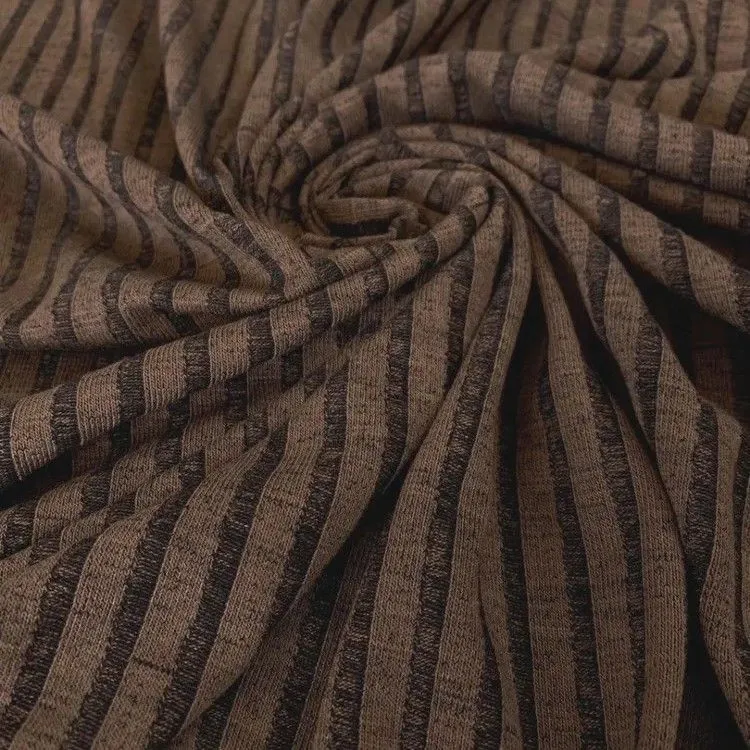 Трикотаж-лапша 0,5*2м цв.шоколадный 27977 для кукол | 1