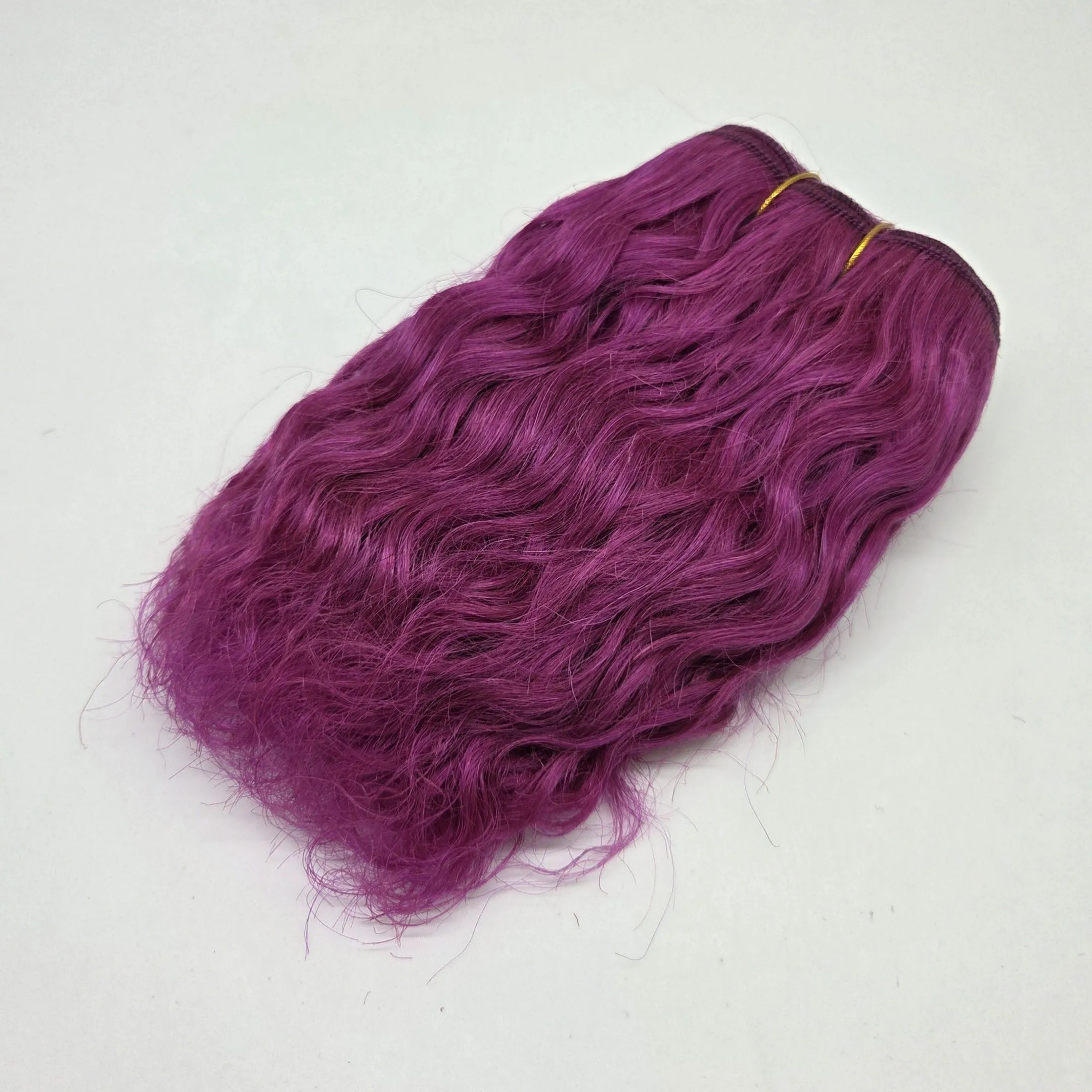 Трессы козочка кудрявые цв.фиолетовый purple упаковка 4,8-5м для кукол | 1