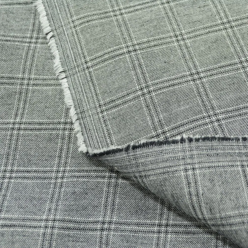 Ткань костюмная хлопок Клетка цв.серый 40*55см Кс-420 для кукол Ткань костюмная хлопок Клетка цв.серый 40*55см Кс-420 для кукол | 3