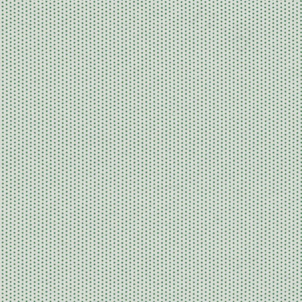 Ткань хлопковая БАБУШКИН СУНДУЧОК 50*55см цв.мл.горох бл.зеленый БС-24 для кукол | 1