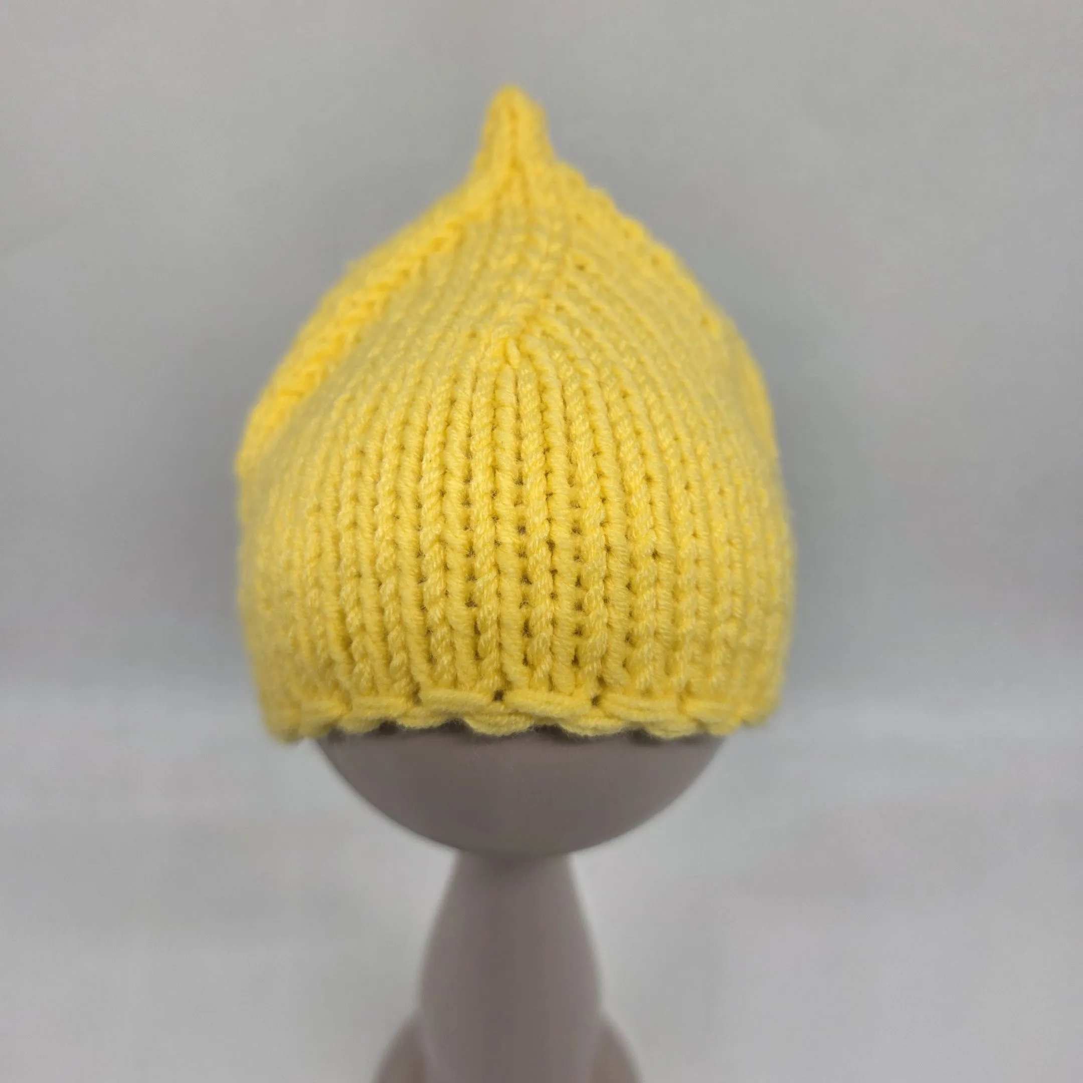 Шапочка-редиска ША-55 цв.лимон (01), обхват 27см для кукол | 3