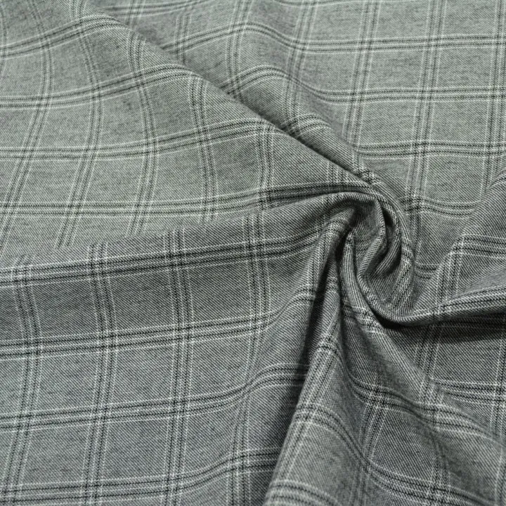 Ткань костюмная хлопок Клетка цв.серый 40*55см Кс-420 для кукол Ткань костюмная хлопок Клетка цв.серый 40*55см Кс-420 для кукол