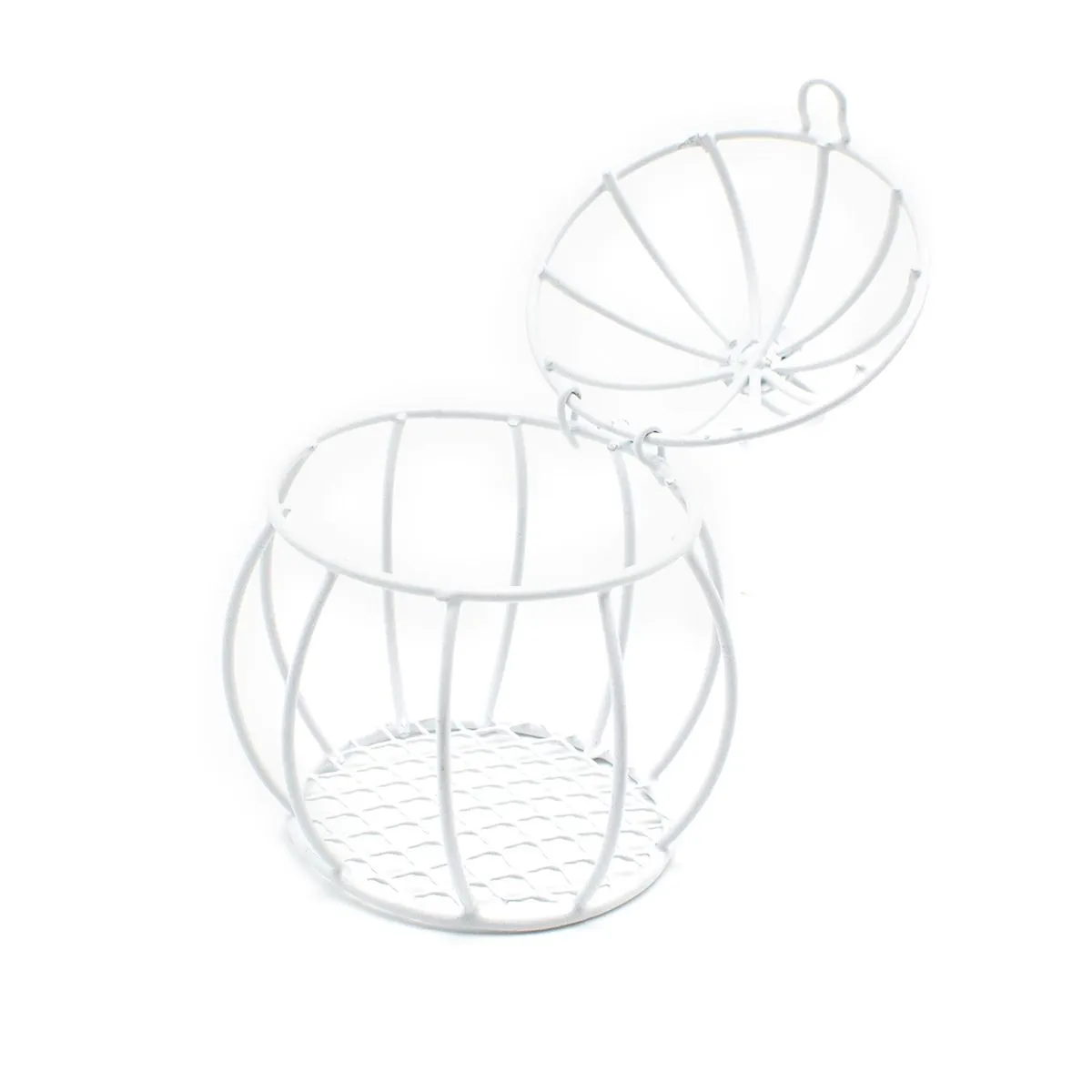 Клетка металлическая цв.белый 5*7см 621378 для кукол | 1