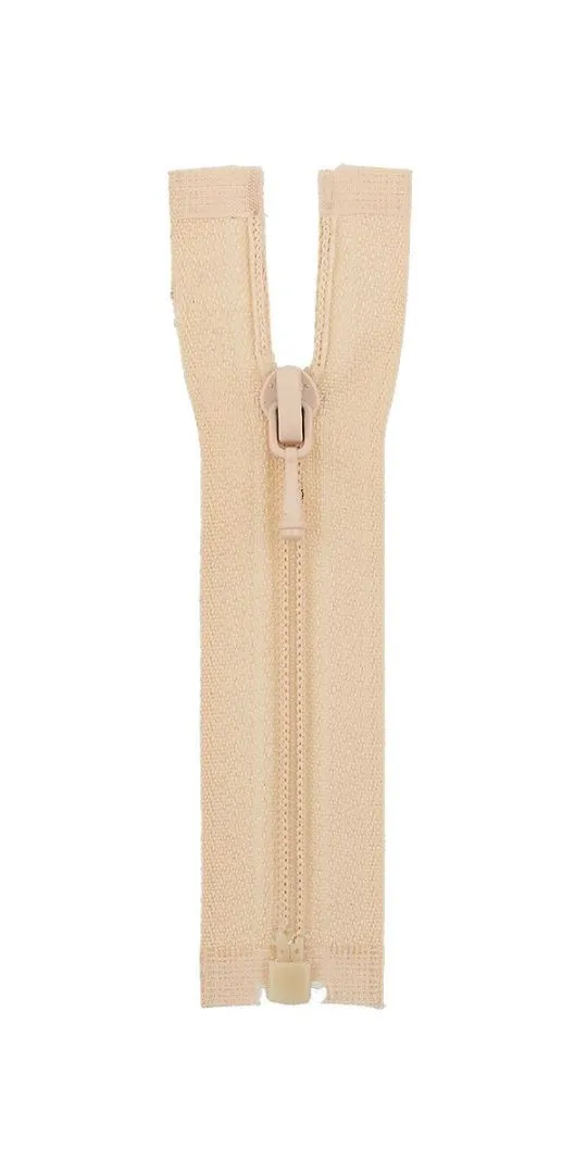 Молния-мини пластик 8см РАЗъёмная цв.кремовый (№146) ZipD 3S для кукол | 1