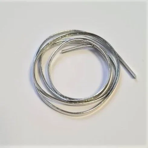 Ремень для кукол цв.серебро 3мм Р-003 без пряжки для кукол | 1