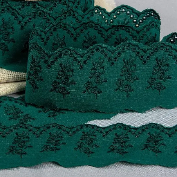 Шитье шир.5,5см цв.т.зелёный (110) ТСВ-20S10 ( 1 метр) для кукол
