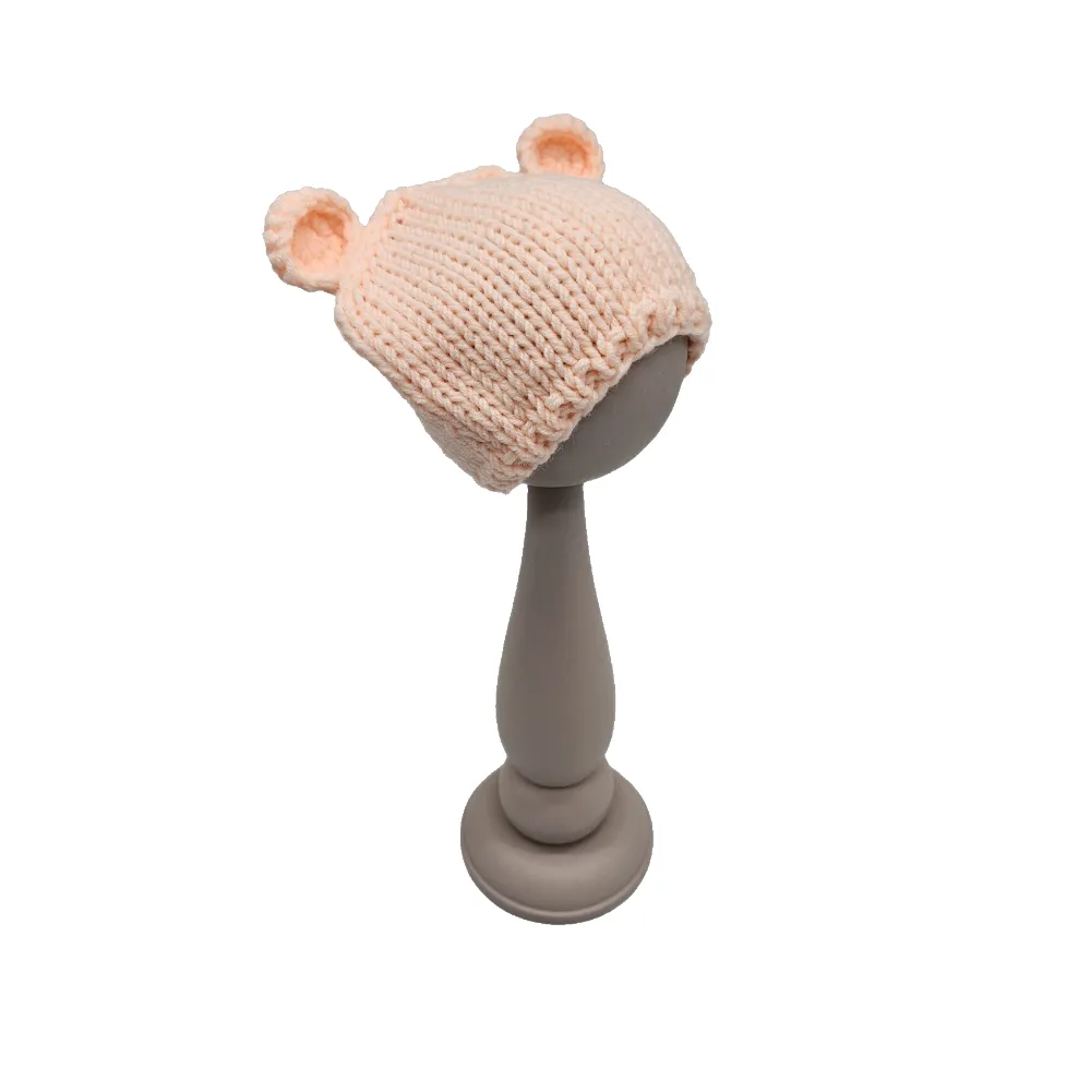 Шапочка ША-40 цв.абрикос, обхват 27см для кукол | 3