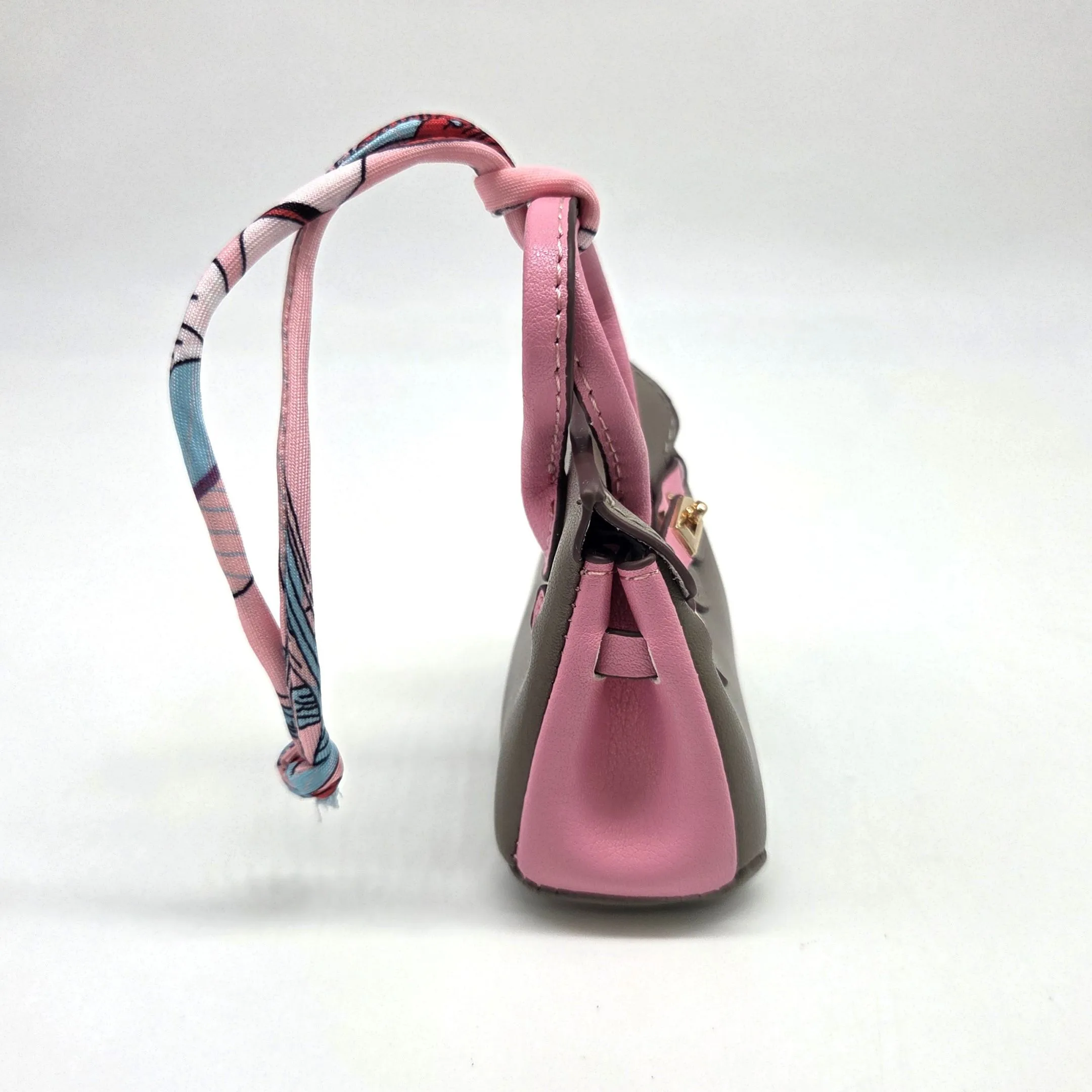 Сумка 7*7,5*3см цв.коричневый/розовый (21) С-156 для кукол | 3