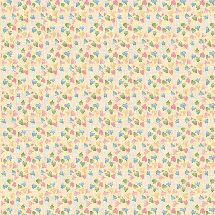 Ткань хлопковая НЕЖНАЯ ИСТОРИЯ 50*55см цв.НИ-27 желтый для кукол