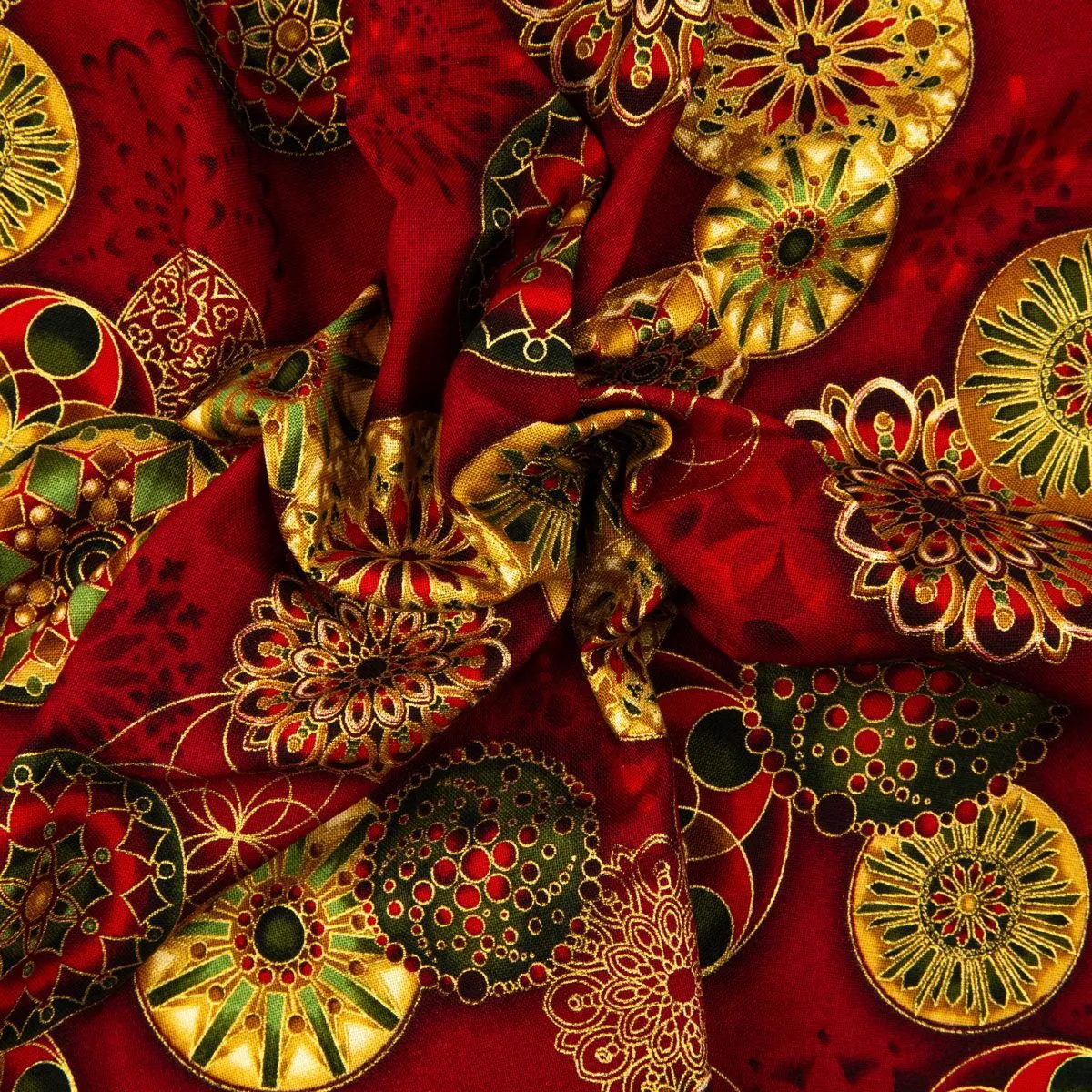 Ткань хлопковая PEPPY WINTER`S GRANDEUR 50*55см цв.SRKM-13685-223 HOLIDAY для кукол | 3