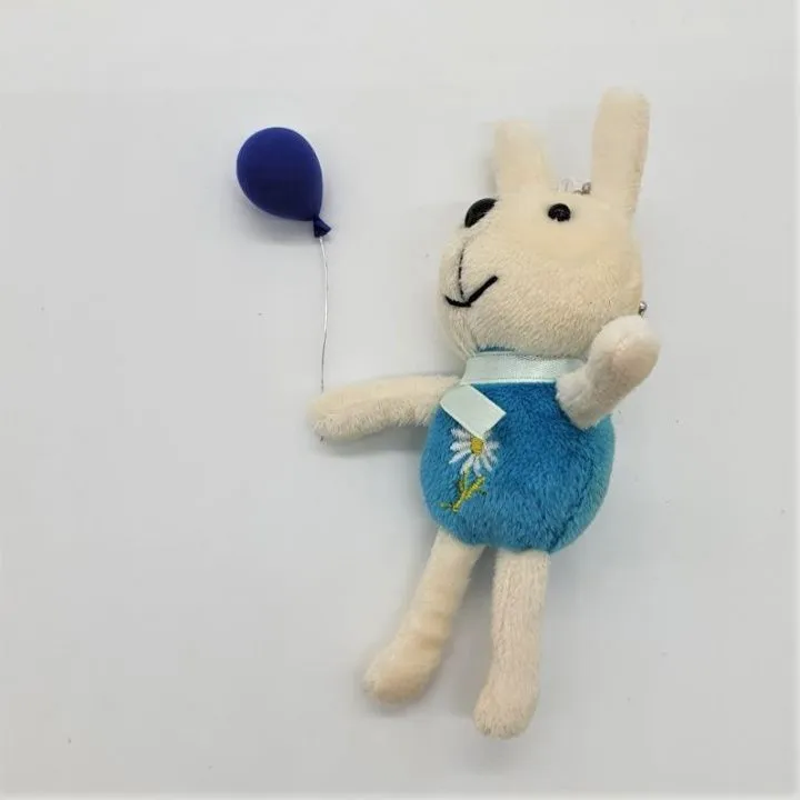 Воздушный шар миниатюра 2см цв.синий для кукол