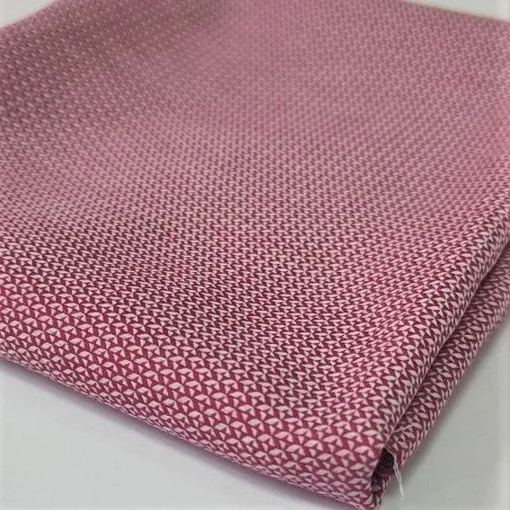 Ткань хлопковая 45*50см цв.красный в мелкий рисунок 375 для кукол | 1