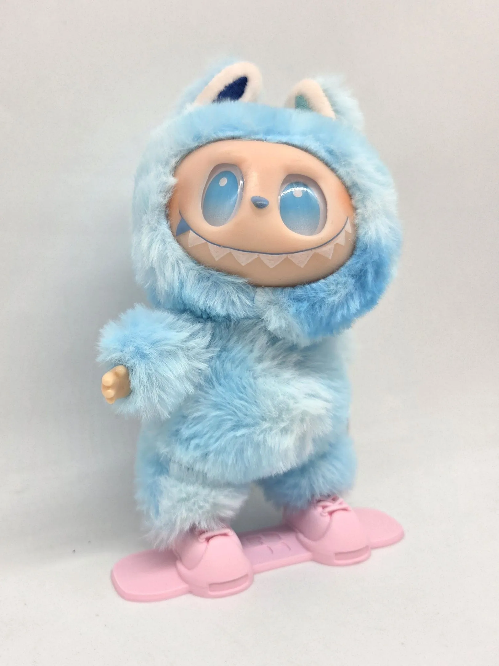 Сноуборд для кукол (Лабубу 17см) цв.розовый (01) 11,5*4см 281 для кукол | 4