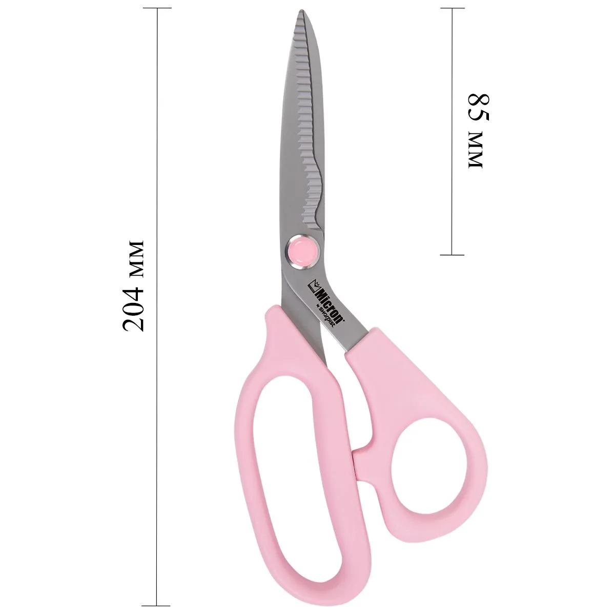 Ножницы Micron by Sharpist Easy портновские 204мм розовые VIT-205 для кукол | 1