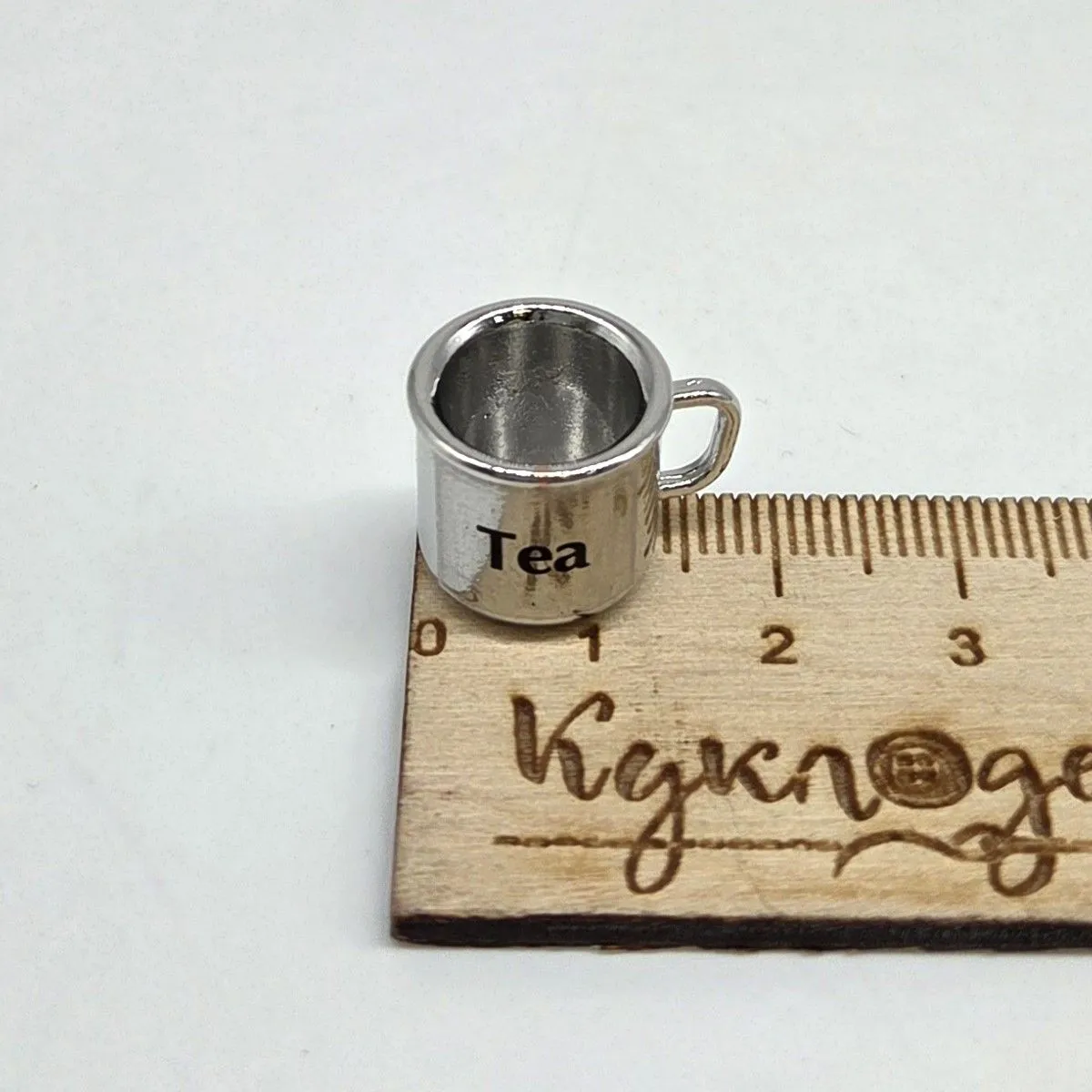 Кружка мини TEA металл 1,3см 1шт. для кукол | 1
