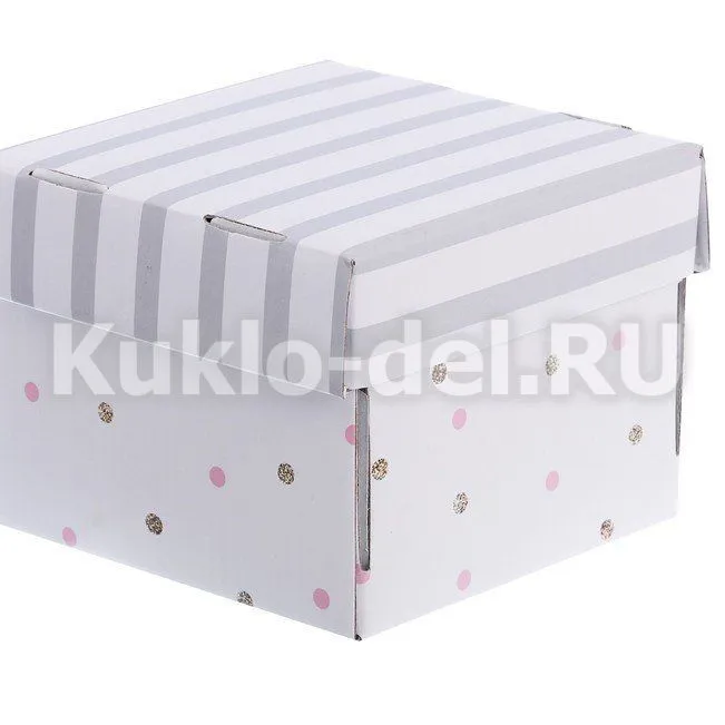 Коробка Горох 15*15*12см 2870903 для кукол | 1