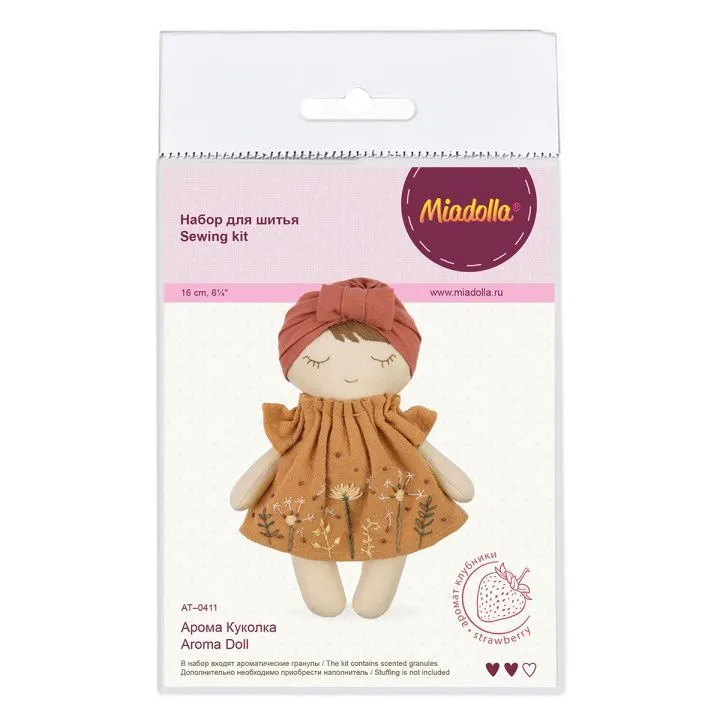 Набор для шитья "Miadolla" AT-0411 Арома Куколка для кукол