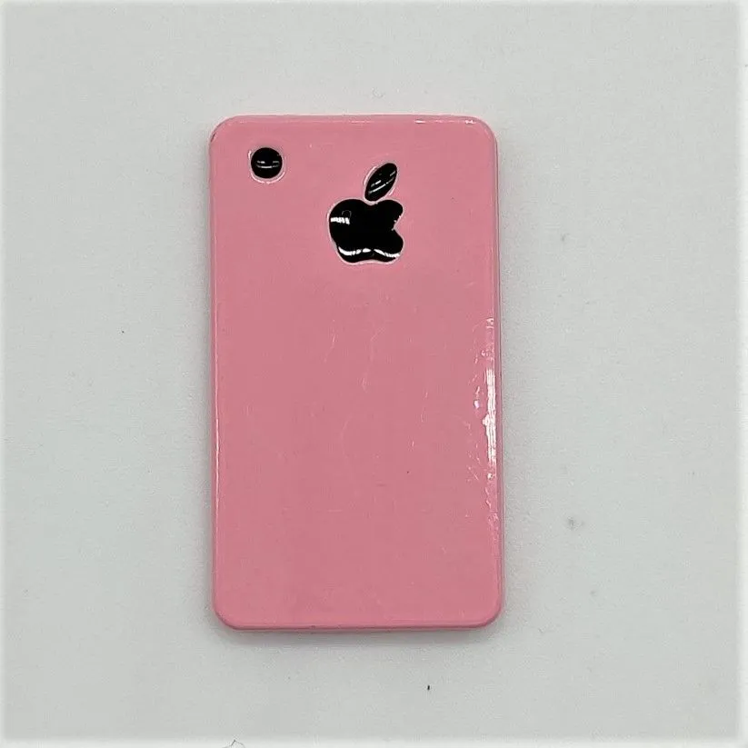 Мобильный телефон Apple цв.розовый 2,6*1,4см МБ-06 для кукол | 1