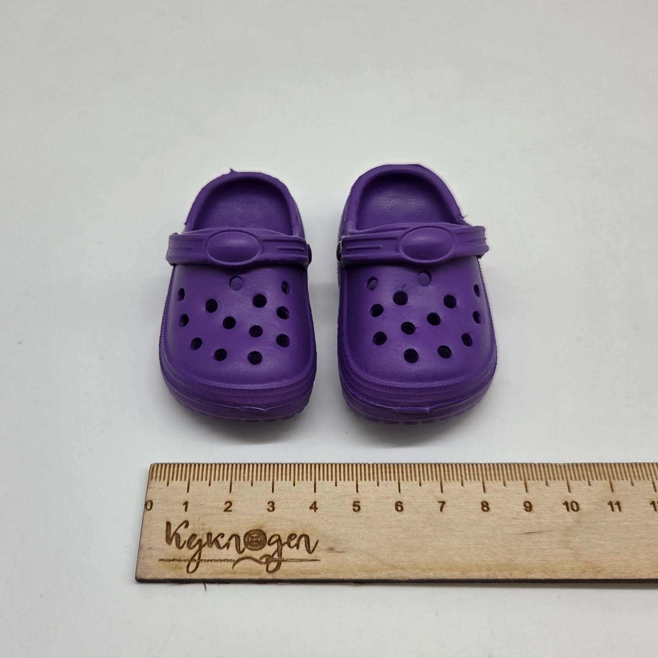 Кроксы 8,3см цв.фиолетовый (11) К-187 для кукол | 3