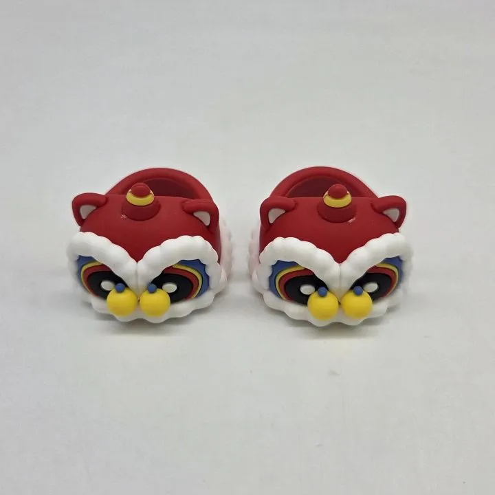 Туфли резиновые Дракон 4,3см цв.красный (15) К-171 для кукол