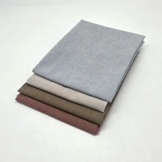 Набор ткани хлопок Микроклетка (4 шт.) 28138 для кукол | 1