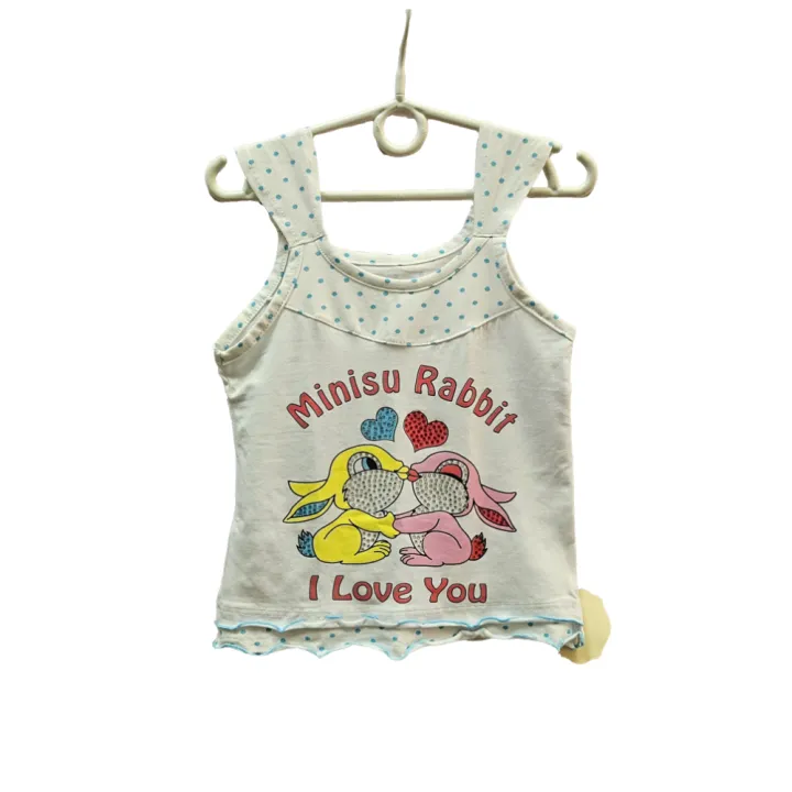 Футболка для девочки Rabbit цв.белый рост 110 Ф-19 для кукол