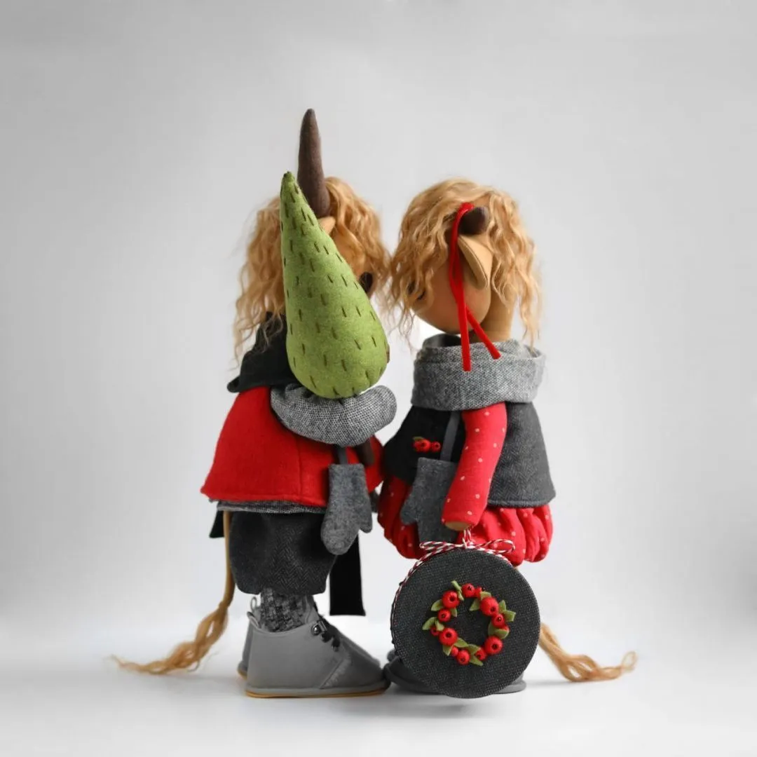 Набор Бычок и Коровка БЕЗ ОБУВИ  и ВОЛОС Школа Т.Коннэ для кукол | 2