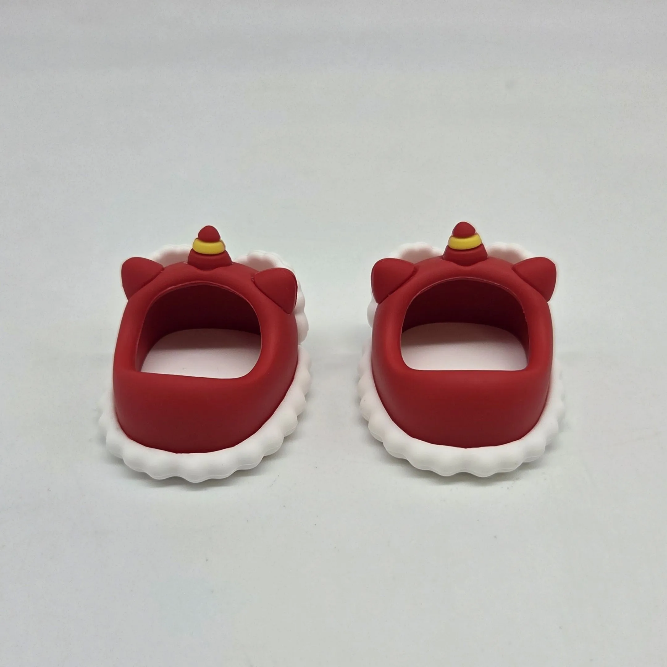 Туфли резиновые Дракон 4,3см цв.красный (15) К-171 для кукол | 3